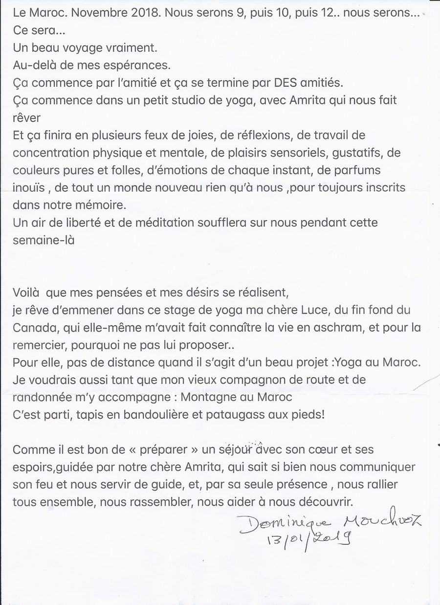 Retraite de yoga à Marrakech